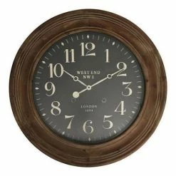 OneWorld - Wooden Wall Clock 78cm