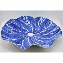 Zanatta - Dutch Blue Water Lily Bowl Large