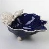 Zanatta - C/Blue Shell Bowl W/Shells Application 36x12x28cm 1 Zanatta - C/Blue Shell Bowl W/Shells Application 36x12x28cm -Profile Shop 124091 Large
