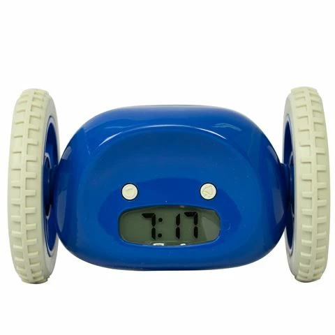 Clocky - Navy Alarm Clock On Wheels 3 Clocky - Navy Alarm Clock On Wheels