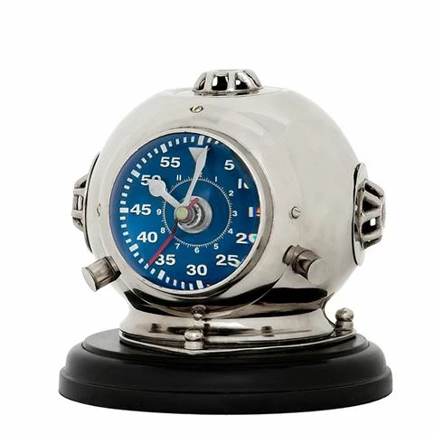 Vandenberg - Clock Diving Helmet Odyssey Nickel Finish 3 Vandenberg - Clock Diving Helmet Odyssey Nickel Finish
