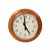 Cobb & Co. - Railway Clock W/Gloss Oak Finish Small 28cm 1 Cobb & Co. - Railway Clock W/Gloss Oak Finish Small 28cm -Profile Shop 177093 Large