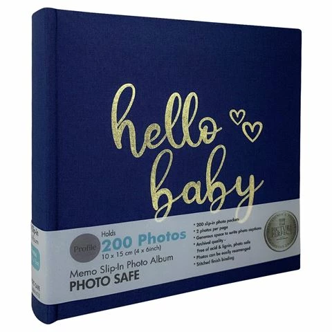Profile - Hello Baby Navy Slip-In Album 200pht 3 Profile - Hello Baby Navy Slip-In Album 200pht