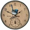 Outside Time - Blue Wren Outdoor/Indoor Clock 30cm 2 Outside Time - Blue Wren Outdoor/Indoor Clock 30cm -Profile Shop 194918 Large