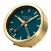 Mondaine - Official Swiss Railways Alarm Clock Deep Ocean Blue 13cm 1 Mondaine - Official Swiss Railways Alarm Clock Deep Ocean Blue 13cm -Profile Shop 196846 Large