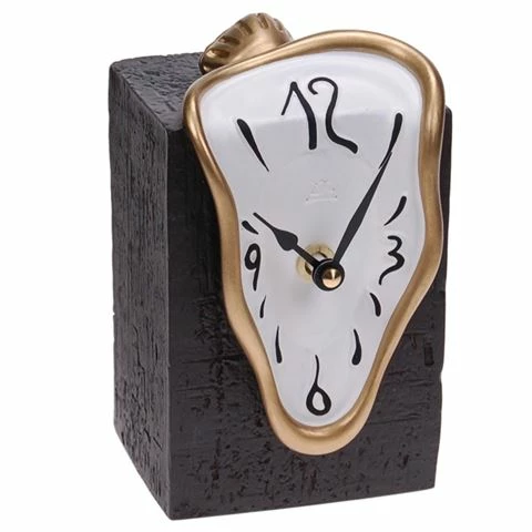 Antartidee - Figueras Table Clock Gold White 3 Antartidee - Figueras Table Clock Gold White