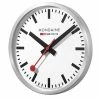 Mondaine - Official Swiss Railways Wall Clock White 40cm 1 Mondaine - Official Swiss Railways Wall Clock White 40cm -Profile Shop 440040 Large