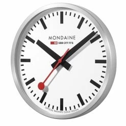 Mondaine - Official Swiss Railways Wall Clock White 40cm