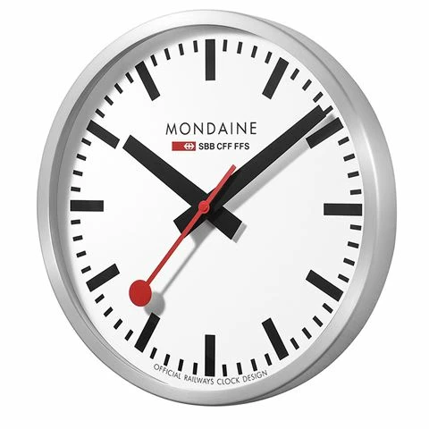 Mondaine - Official Swiss Railways Wall Clock White 40cm 3 Mondaine - Official Swiss Railways Wall Clock White 40cm