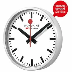 Mondaine - Smart Stop2Go Wall Clock White