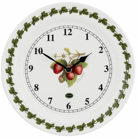 Portmeirion - Pomona Wall Clock Strawberry 3 Portmeirion - Pomona Wall Clock Strawberry