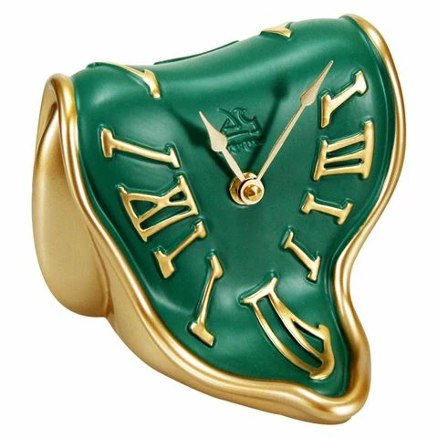 Antartidee - Melting Time Clock Gold & Green 3 Antartidee - Melting Time Clock Gold & Green
