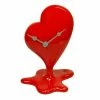 Antartidee - Fusing Heart Clock Glossy Red 1 Antartidee - Fusing Heart Clock Glossy Red -Profile Shop 440233 Large