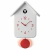 Guzzini - QQ Cuckoo Clock With Pendulum White 1 Guzzini - QQ Cuckoo Clock With Pendulum White -Profile Shop 448688 Large
