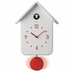 Guzzini - QQ Cuckoo Clock With Pendulum White