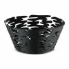 Alessi - Barket Round Basket Black 21x10x21cm 2 Alessi - Barket Round Basket Black 21x10x21cm -Profile Shop 455641 Large
