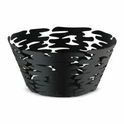 Alessi - Barket Round Basket Black 21x10x21cm