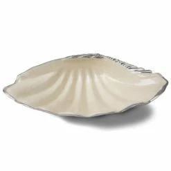 Julia Knight - By The Sea Tahitian Clam Shell Bowl Snow