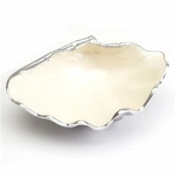 Julia Knight - By The Sea Tahitian Clam Bowl Snow