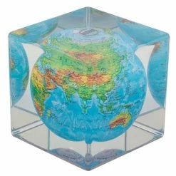 Mova - Relief Globe Cube Blue