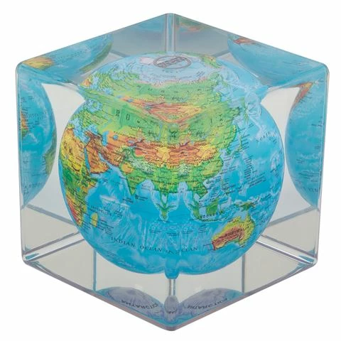 Mova - Relief Globe Cube Blue 3 Mova - Relief Globe Cube Blue