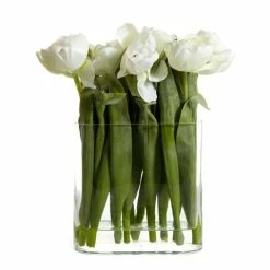 Florabelle - White Tulip Arrangement In Vase
