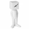 Antartidee - Cubic Man Clock White 31cm 2 Antartidee - Cubic Man Clock White 31cm -Profile Shop 496988 Large