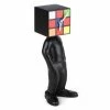 Antartidee - Cubic Man Clock Black Rubik Multicolour 31cm 1 Antartidee - Cubic Man Clock Black Rubik Multicolour 31cm -Profile Shop 496990 Large