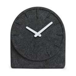 Leff - Felt Two Table Clock Grey