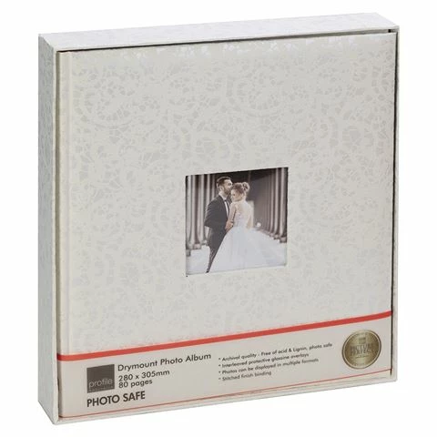 Profile - Drymount Lace Wedding Album White 2 Profile - Drymount Lace Wedding Album White