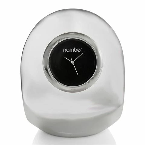 Nambe - Cobra Desk Clock 3 Nambe - Cobra Desk Clock