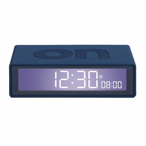 Lexon - Flip+ Reversible Travel Alarm Clock LCD Dark Blue 3 Lexon - Flip+ Reversible Travel Alarm Clock LCD Dark Blue