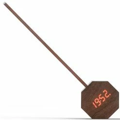Gingko - Octagon One Plus Alarm Clock Light Natural Walnut