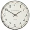 Thomas Kent - Clocksmith Wall Clock Silver 30cm 2 Thomas Kent - Clocksmith Wall Clock Silver 30cm -Profile Shop 594935 Large