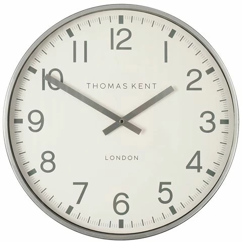 Thomas Kent - Clocksmith Wall Clock Silver 30cm 3 Thomas Kent - Clocksmith Wall Clock Silver 30cm