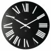 Alessi - Firenze Wall Clock Black 2 Alessi - Firenze Wall Clock Black -Profile Shop 681673 Large