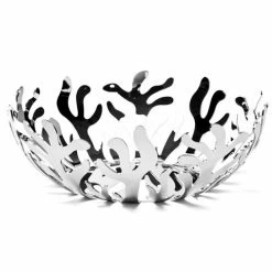 Alessi - Mediterraneo Fruit Bowl Large Silver