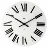 Alessi - Firenze Wall Clock White 2 Alessi - Firenze Wall Clock White -Profile Shop 918229 Large
