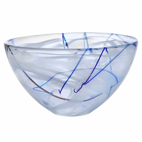 Kosta Boda - Contrast Bowl Medium White 23cm 3 Kosta Boda - Contrast Bowl Medium White 23cm