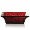 Lalique - Roses Bowl Red -Profile Shop 936784 Large